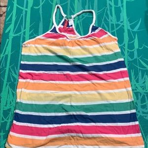 H&M striped racer bank tank top